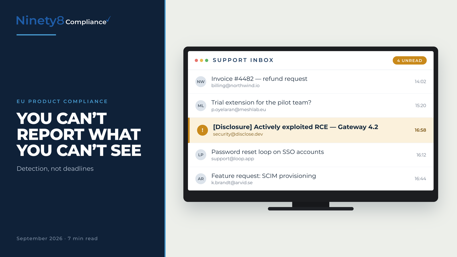 The four routes a vulnerability report travels